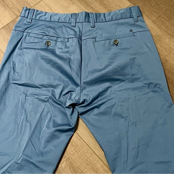 Calvin Klein Men's Sateen Casual Pants Nocturnal‎ Blue 34x31.5” Cotton Office - Picture 6 of 11